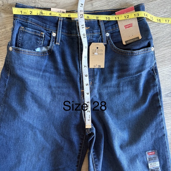 Levi's Women's Blue Flare & Wide Leg Jeans - Picture 10 of 15